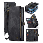 For Samsung Galaxy A25 5G (Global) (161mm) Phone Cases CASEME 008 Leather Cover with Detachable Wallet and Strap