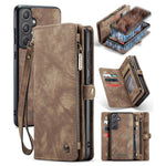 For Samsung Galaxy A55 5G Phone Cases CASEME 008 Leather Cover with Detachable Wallet and Strap
