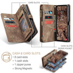 For Samsung Galaxy A55 5G Phone Cases CASEME 008 Leather Cover with Detachable Wallet and Strap