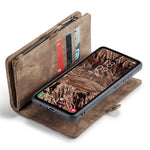 For Samsung Galaxy A55 5G Phone Cases CASEME 008 Leather Cover with Detachable Wallet and Strap