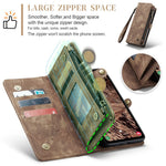 For Samsung Galaxy A55 5G Phone Cases CASEME 008 Leather Cover with Detachable Wallet and Strap