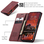 CASEME 013 Series For Xiaomi Redmi Note 13 Pro 4G / Poco M6 Pro 4G Leather Case Card Holder Phone Cover