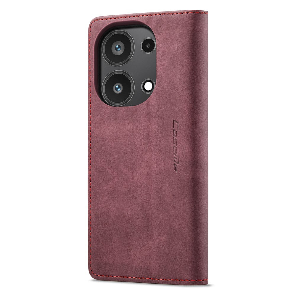 CASEME 013 Series For Xiaomi Redmi Note 13 Pro 4G / Poco M6 Pro 4G Leather Case Card Holder Phone Cover