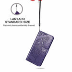 For Xiaomi 14 Ultra PU Leather Case Imprint Butterfly Flower Phone Cover