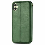 Til Samsung Galaxy A05 4G PU-lædercover, pung-etui med rombeaftryk og stander