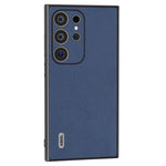 ABEEL For Samsung Galaxy S24 Ultra Case Cowhide Leather Soft TPU Hard PC Hybrid Phone Cover