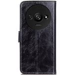 For Xiaomi Redmi A3 / Poco C61 4G PU Leather Case Cell Phone Back Cover Retro Phone Shell