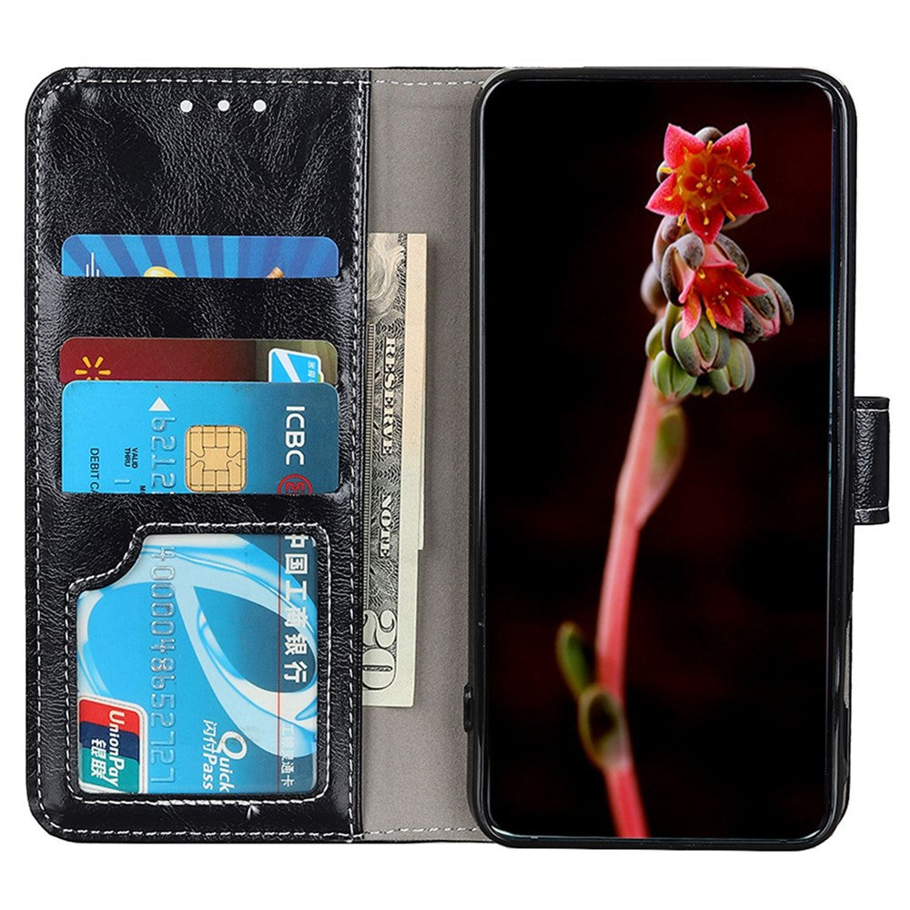 For Xiaomi 14 Ultra Drop Resistant Wallet Case Retro PU Leather Phone Cover