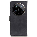 KHAZNEH For Xiaomi 14 Ultra Case Retro PU Leather Wallet Bump Proof Phone Cover
