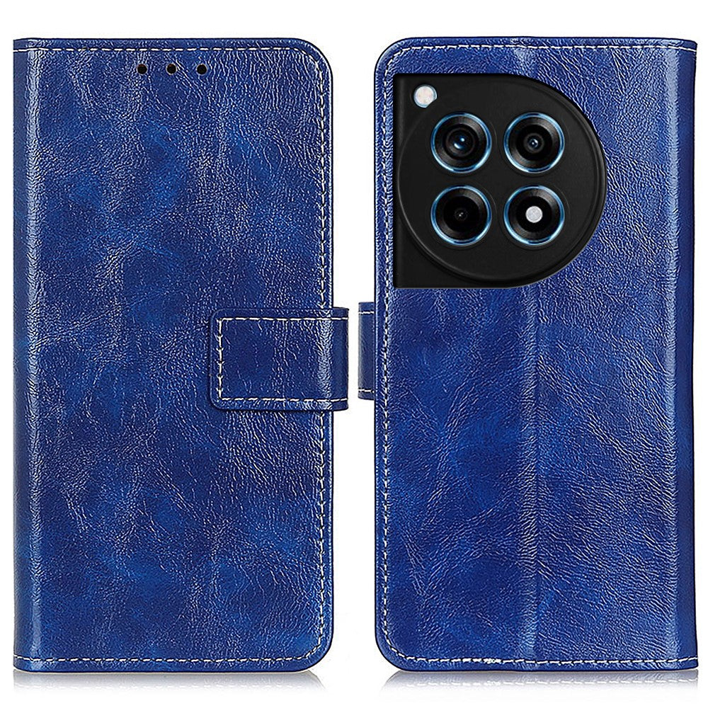 OnePlus 12R 5G / Ace 3 5G Plånboksfodral Retro PU-läder Mobilmobilskal