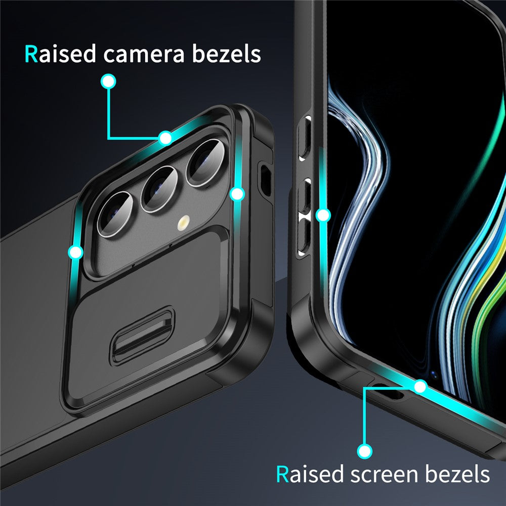 For Samsung Galaxy A54 5G Case PC+TPU Phone Cover with Slide Camera Protection