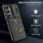 For Samsung Galaxy A54 5G Case PC+TPU Phone Cover with Slide Camera Protection