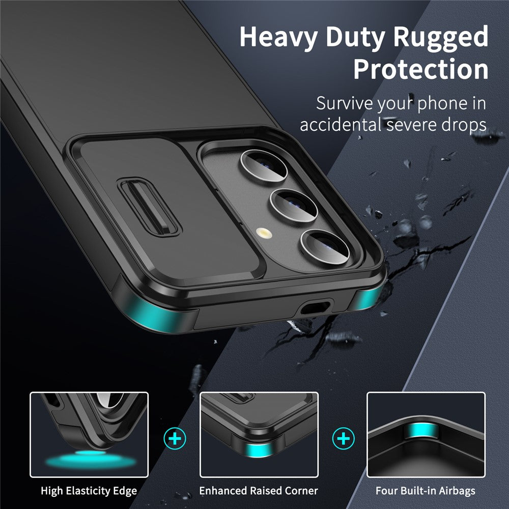 For Samsung Galaxy A54 5G Case PC+TPU Phone Cover with Slide Camera Protection