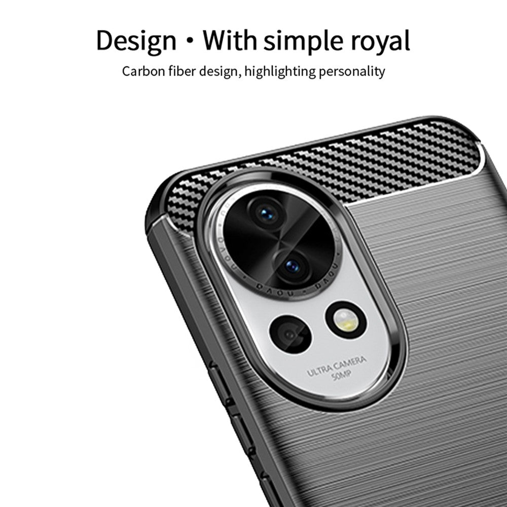 MOFI JK TPU Series-1 För Huawei Nova 12 5G mobilskal Borstat Stötdämpande Skal