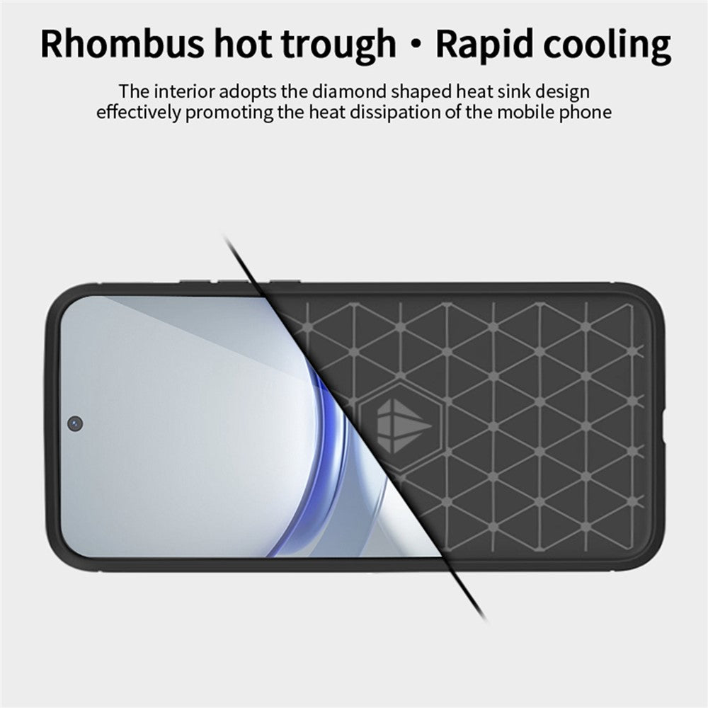 MOFI JK TPU Series-1 För Huawei Nova 12 5G mobilskal Borstat Stötdämpande Skal