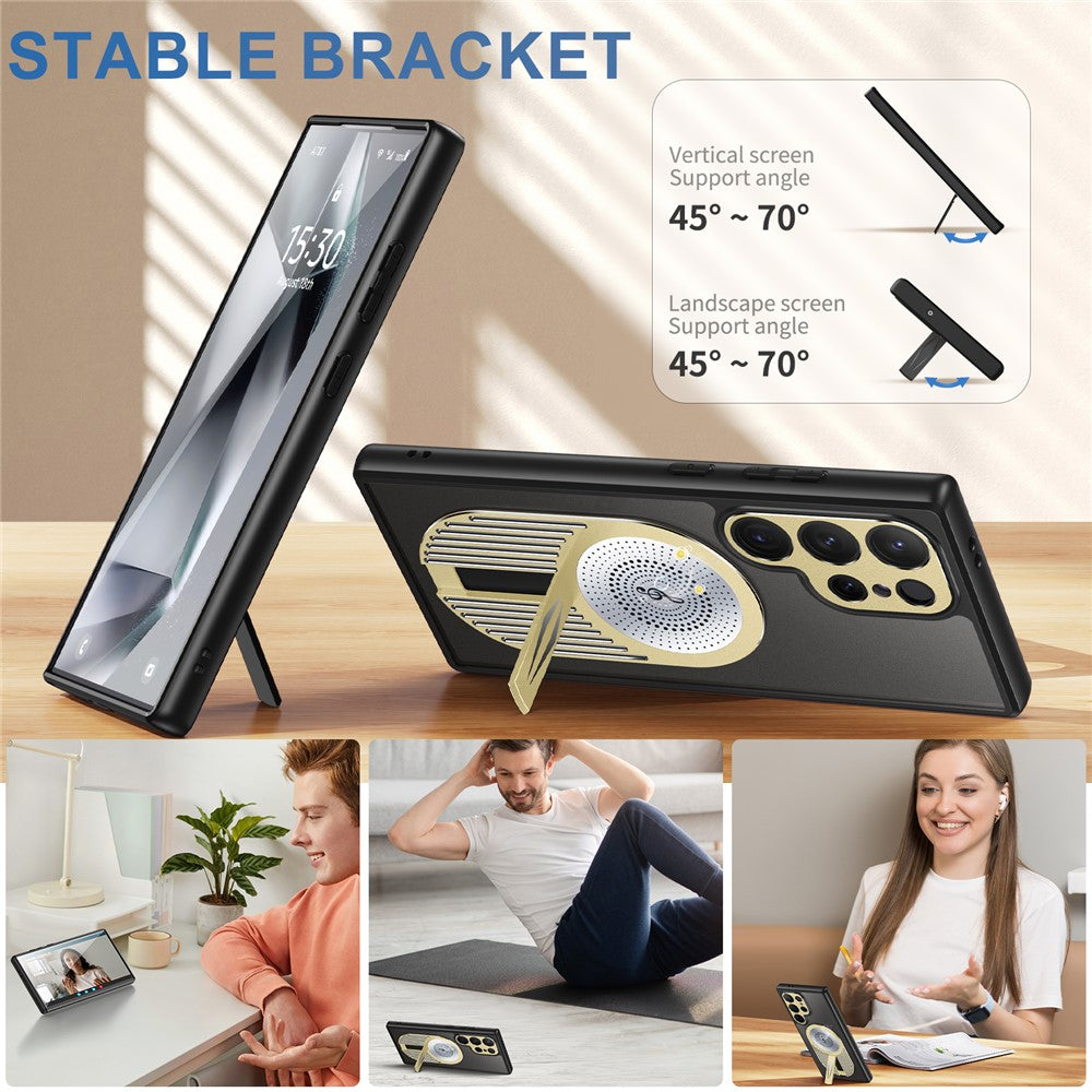 For Samsung Galaxy S22 Ultra 5G Case Graphene Heat Dissipation Phone Case with Aromatherapy Tablet