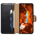 Til Samsung Galaxy A51 4G SM-A515 Pung Etui i PU Læder med Krokodillemønster Telefoncover