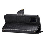 Til Samsung Galaxy A51 4G SM-A515 Pung Etui i PU Læder med Krokodillemønster Telefoncover
