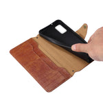 Til Samsung Galaxy A51 4G SM-A515 Pung Etui i PU Læder med Krokodillemønster Telefoncover