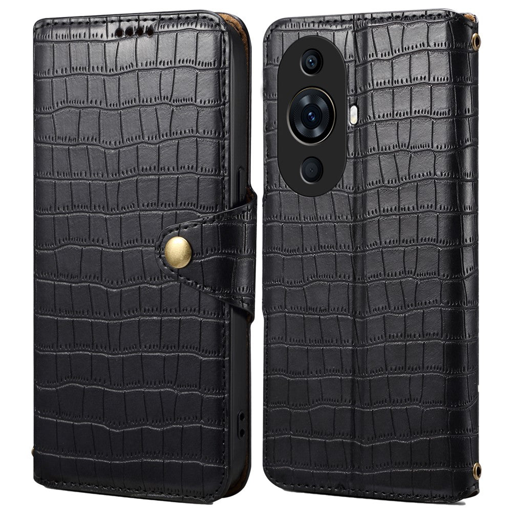 Phone Cover for Huawei nova 11 Pro / nova 11 Ultra Wallet Crocodile Texture Leather Case