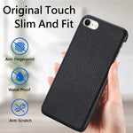 Y1 For iPhone 7 / 8 / SE (2020) / SE (2022) Case Litchi Texture Drop Proof PU Leather Coated PC Phone Cover