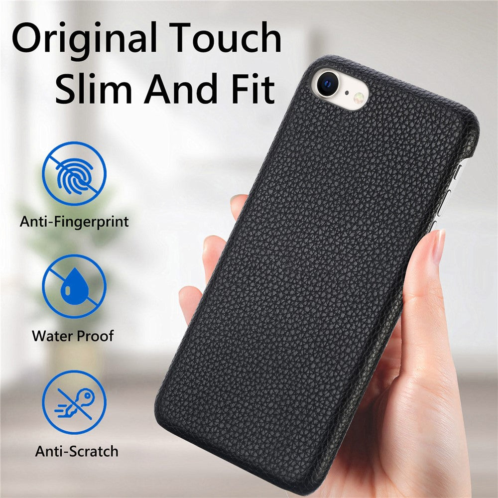 Y1 For iPhone 7 / 8 / SE (2020) / SE (2022) Case Litchi Texture Drop Proof PU Leather Coated PC Phone Cover