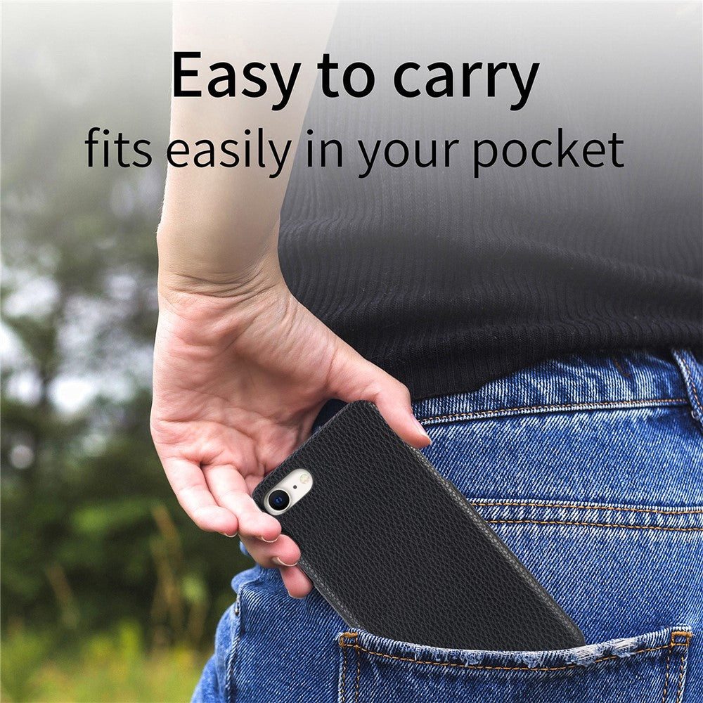 Y1 For iPhone 7 / 8 / SE (2020) / SE (2022) Case Litchi Texture Drop Proof PU Leather Coated PC Phone Cover