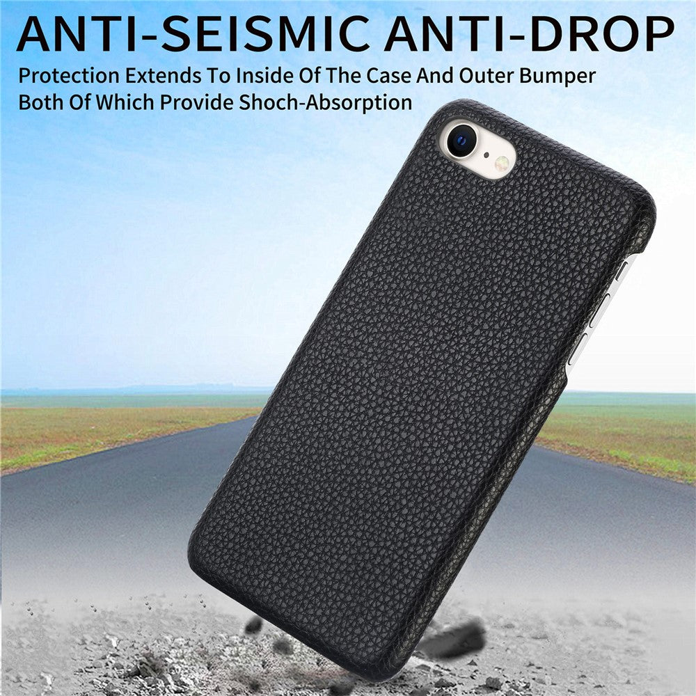 Y1 For iPhone 7 / 8 / SE (2020) / SE (2022) Case Litchi Texture Drop Proof PU Leather Coated PC Phone Cover
