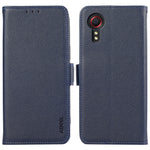 ABEEL For Samsung Galaxy Xcover7 Case RFID Blocking PU Leather Phone Cover Adjustable Stand