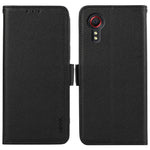 ABEEL For Samsung Galaxy Xcover 5 Leather Case RFID Blocking Litchi Texture Wallet Phone Cover