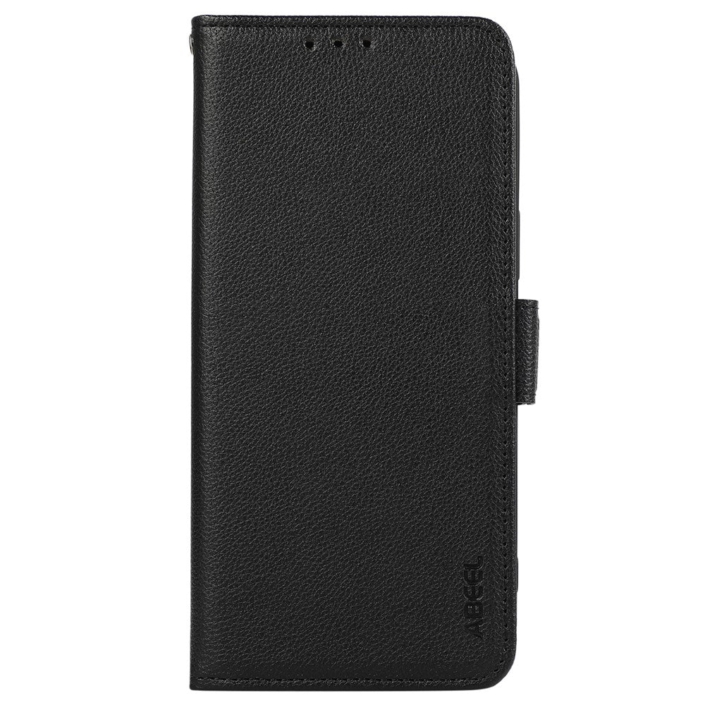 ABEEL Til Samsung Galaxy S22 5G Cover Litchi Tekstur RFID Blokerende Telefonlædercover
