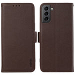 ABEEL For Samsung Galaxy S21+ 5G Case RFID Blocking Stand Folio Leather Phone Cover
