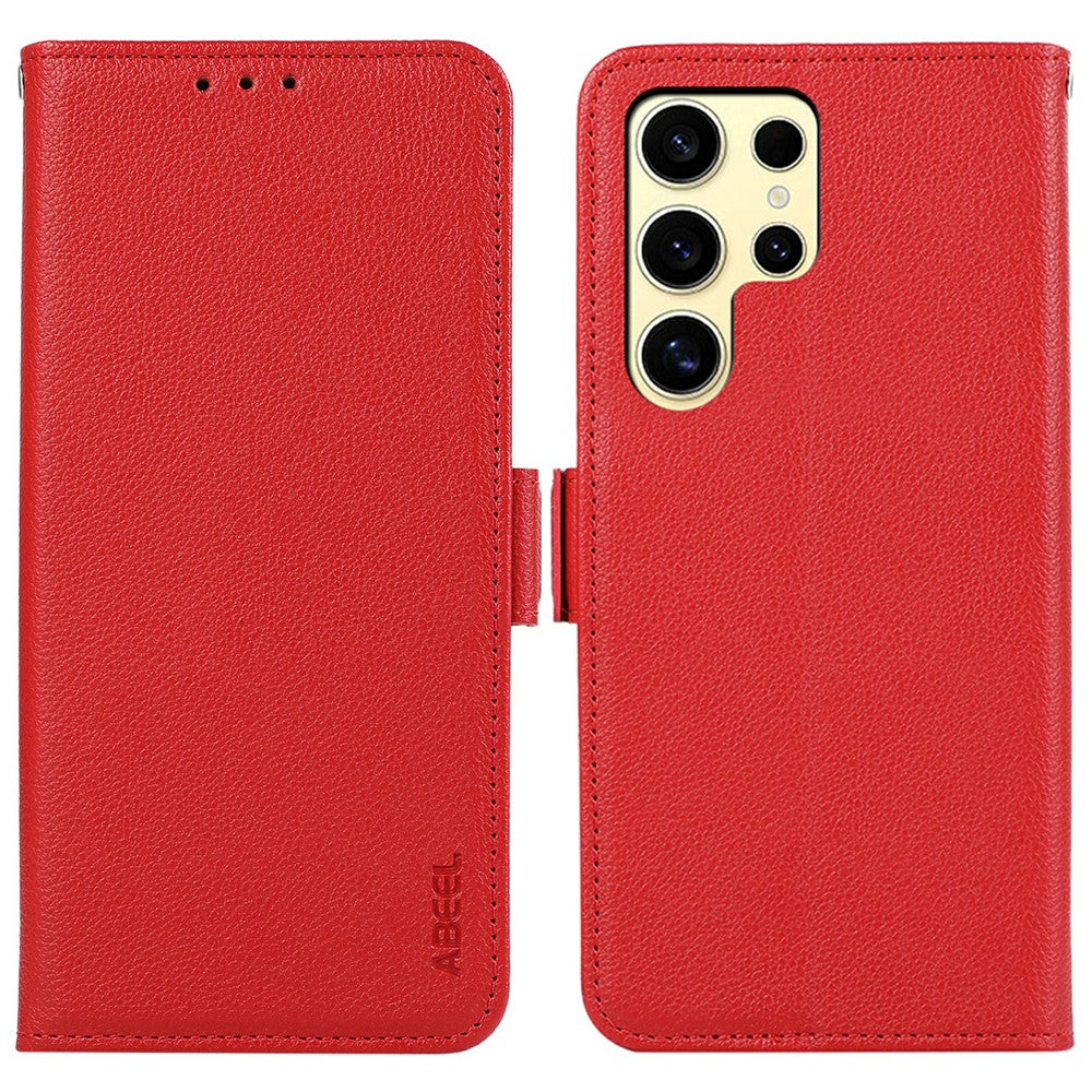 ABEEL Till Samsung Galaxy S22 Ultra 5G Fodral Stötsäkert RFID-blockerande Telefonfodral