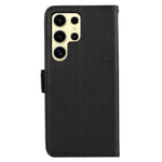 ABEEL til Samsung Galaxy S24 Ultra Cover Litchi Tekstur Læder RFID Blokerende Telefoncover