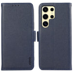 ABEEL til Samsung Galaxy S24 Ultra Cover Litchi Tekstur Læder RFID Blokerende Telefoncover