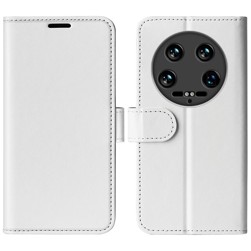 For Xiaomi 14 Ultra Case TPU+PU Leather Phone Protective Flip Cover Crazy Horse Texture