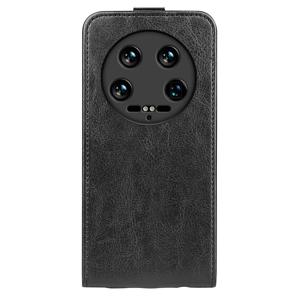 For Xiaomi 14 Ultra Case PU Leather Protective Vertical Flip Phone Cover with Card Holder