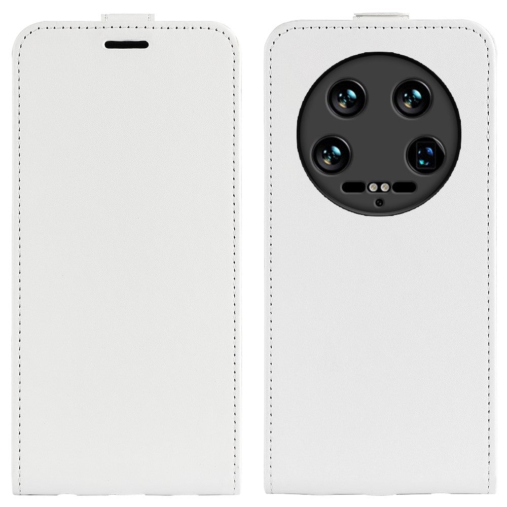 For Xiaomi 14 Ultra Case PU Leather Protective Vertical Flip Phone Cover with Card Holder
