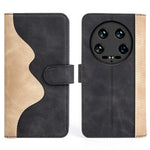 For Xiaomi 14 Ultra Wallet Phone Case PU Leather Color Splicing Leather Flip Cover