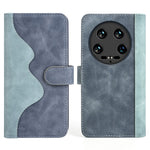 For Xiaomi 14 Ultra Wallet Phone Case PU Leather Color Splicing Leather Flip Cover