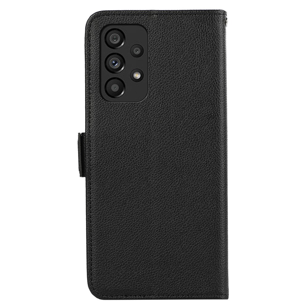 ABEEL For Samsung Galaxy A33 5G Case RFID Blocking PU Leather Phone Cover with Card Holder