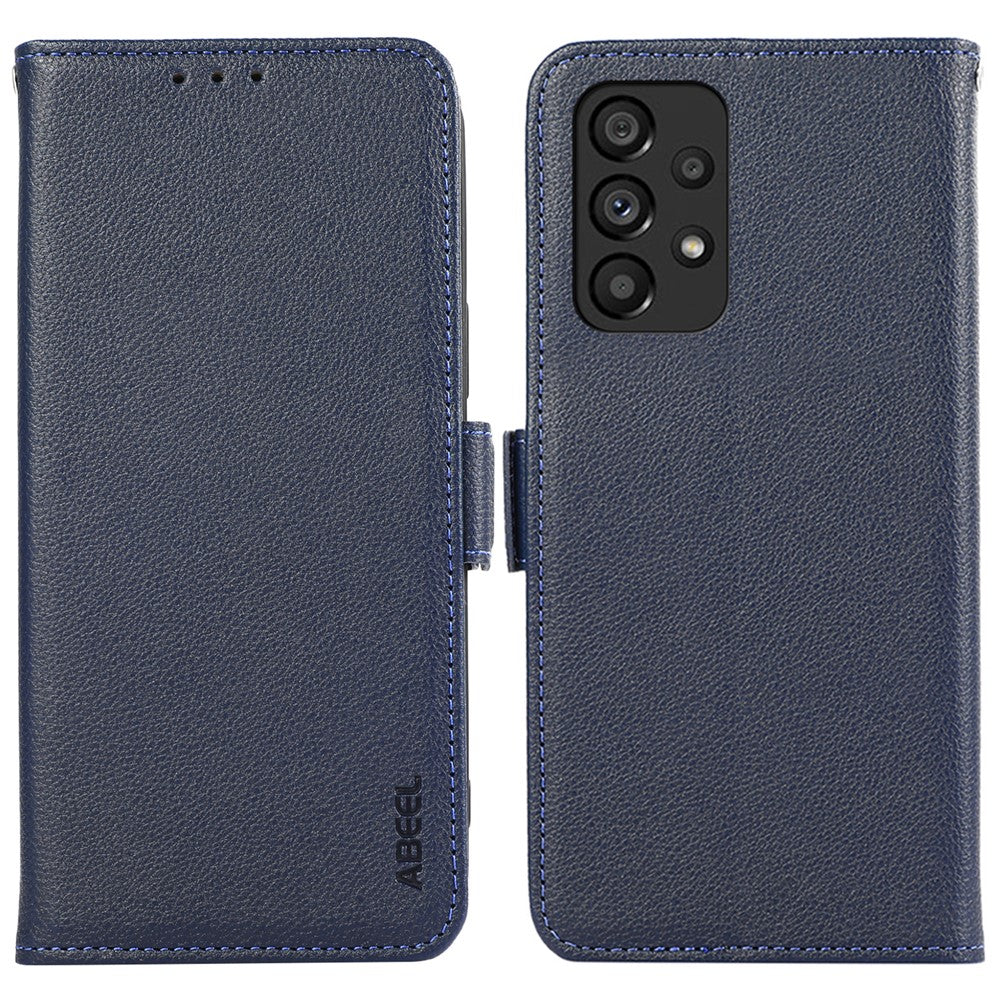 ABEEL til Samsung Galaxy A52 4G / A52s 5G / A52 5G Cover RFID-blokerende PU-læder kortholder telefoncover