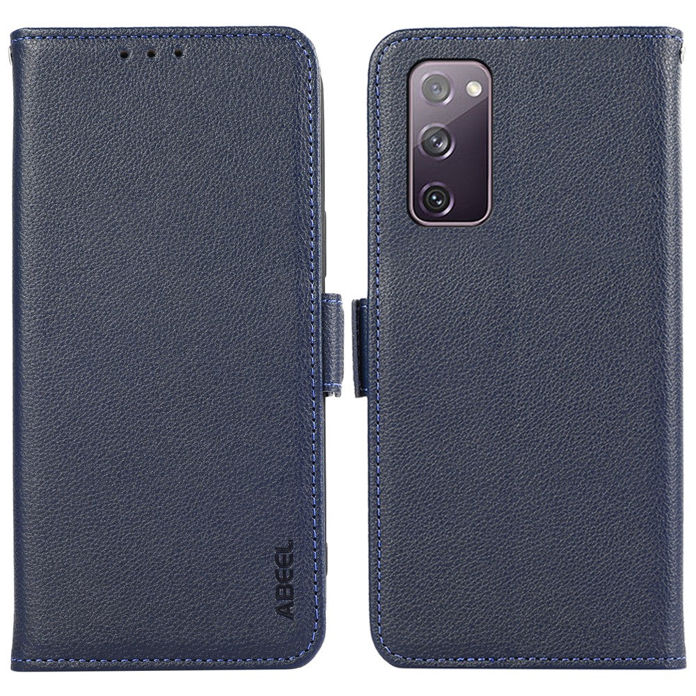 ABEEL For Samsung Galaxy S20 FE 4G / FE 5G / S20 Lite / S20 FE 2022 Case RFID Blocking Leather Phone Case