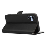 ABEEL Til Samsung Galaxy A04 4G (164,4 x 76,3 x 9,1 mm) RFID Blokerende Pung Cover PU Læder Etui