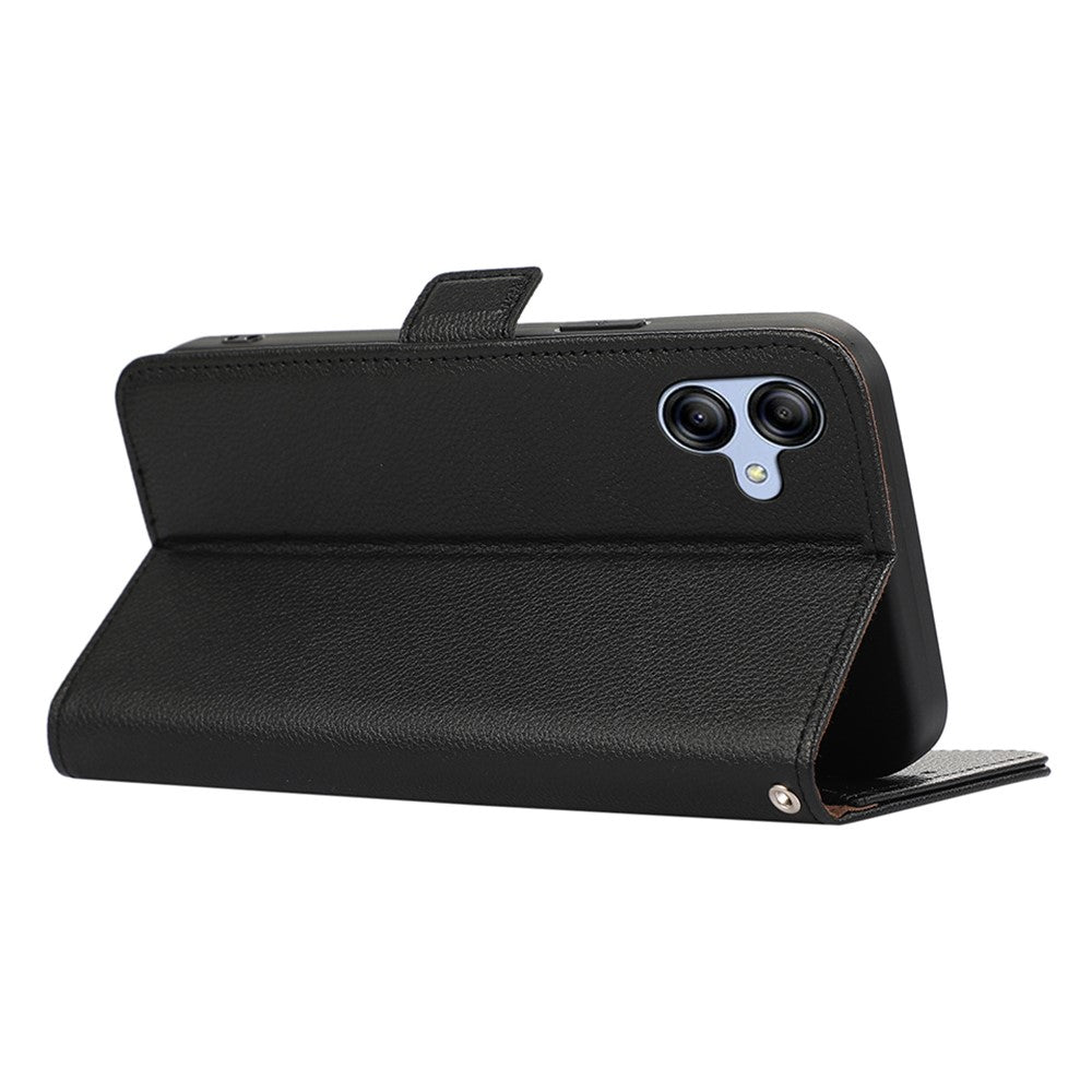 ABEEL Til Samsung Galaxy A04 4G (164,4 x 76,3 x 9,1 mm) RFID Blokerende Pung Cover PU Læder Etui