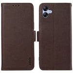 ABEEL Til Samsung Galaxy A04 4G (164,4 x 76,3 x 9,1 mm) RFID Blokerende Pung Cover PU Læder Etui