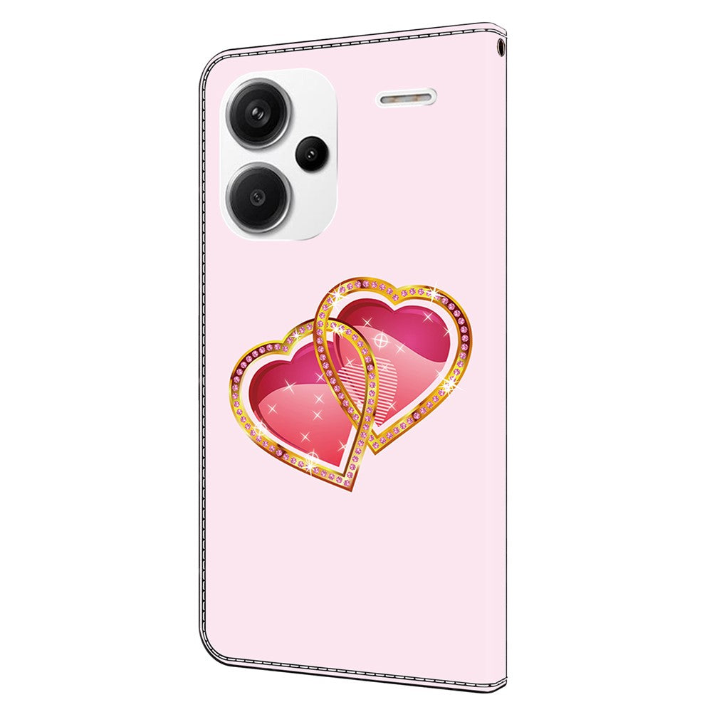 For Xiaomi Redmi Note 13 Pro+ 5G Leather Phone Case Pattern Printed Wallet Cover