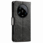 For Xiaomi 14 Ultra Phone Cases CASENEO PU Leather Cover Stand with RFID Blocking Wallet