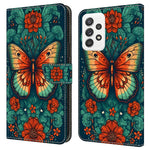 For Samsung Galaxy A23 5G (Global Version) / A23 4G Case Pattern Printing Leather Wallet Phone Cover