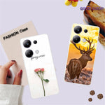 For Xiaomi Redmi Note 13 Pro 4G / Poco M6 Pro 4G TPU Case Pattern Printing Phone Cover